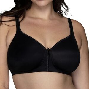 Vanity Fair Womans Body Caress Convertible Wirefree Contour Bra, Midnight Black